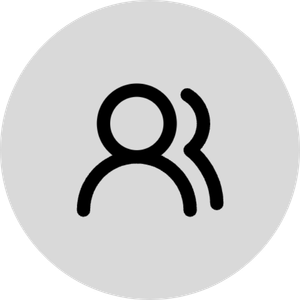 Pictogramme de deux silhouettes représentant des personnes